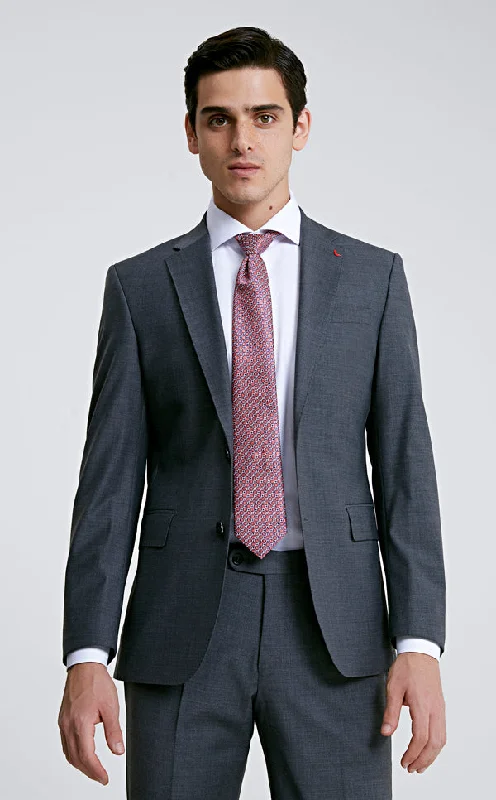 Ds Damat  Grey  Classic Suit -41% Wool