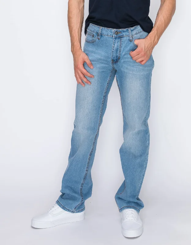 High-Waisted Bootcut Men's JeansMEN'S NONSTOP STRETCH STRAIGHT FIT JEANS