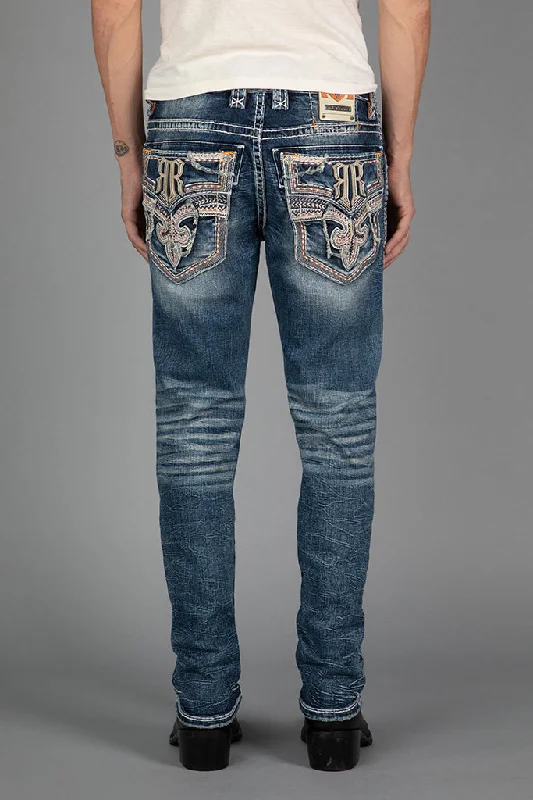 Men's Jeans with a Destroyed LookRICHIE ALT STRAIGHT JEANS