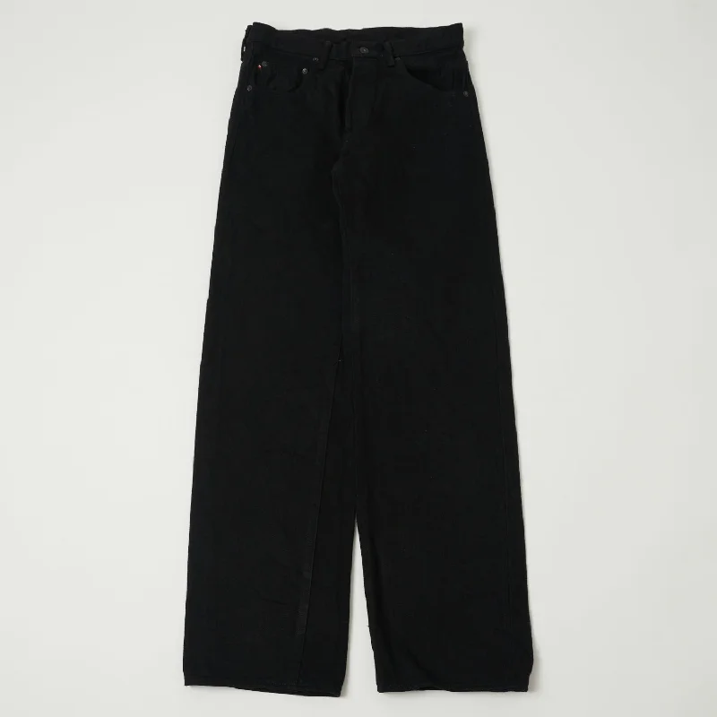 Men's Straight-Leg Jeans in Dark WashONI 200ZR-BKBK 'Secret Denim' Wide Straight Jean - Black One Wash