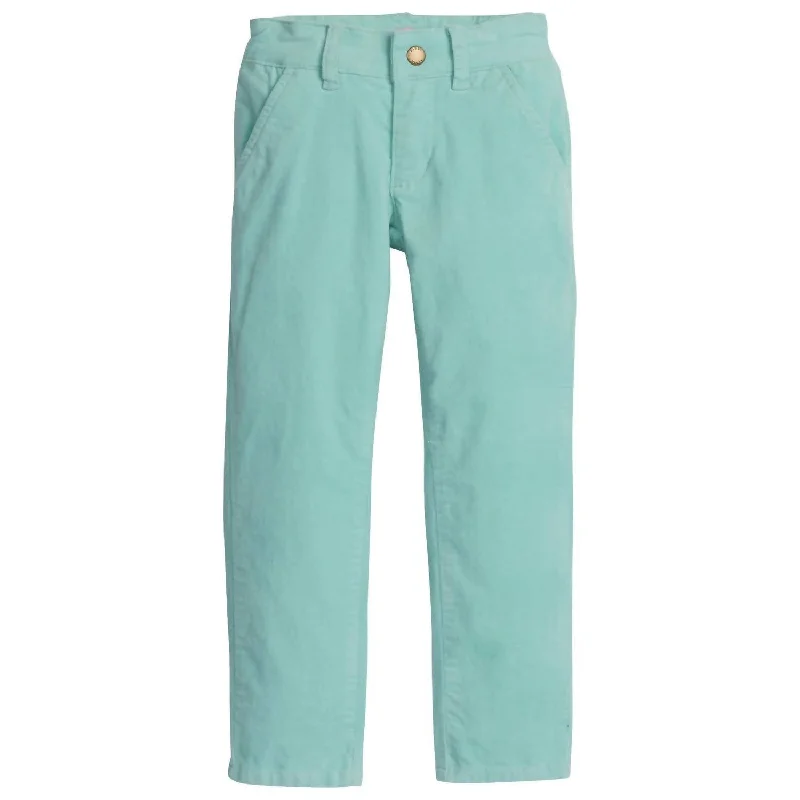 Men's Jeans with Embroidered LogosGirl's Twiggy Pants In Aqua Velvet