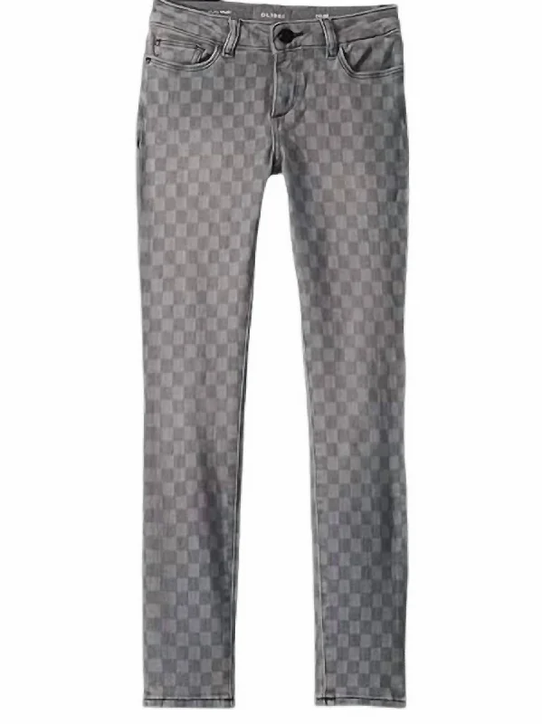 Men's Straight-Leg Jeans in Dark WashGirl's Chloe Jeans In Checkmate