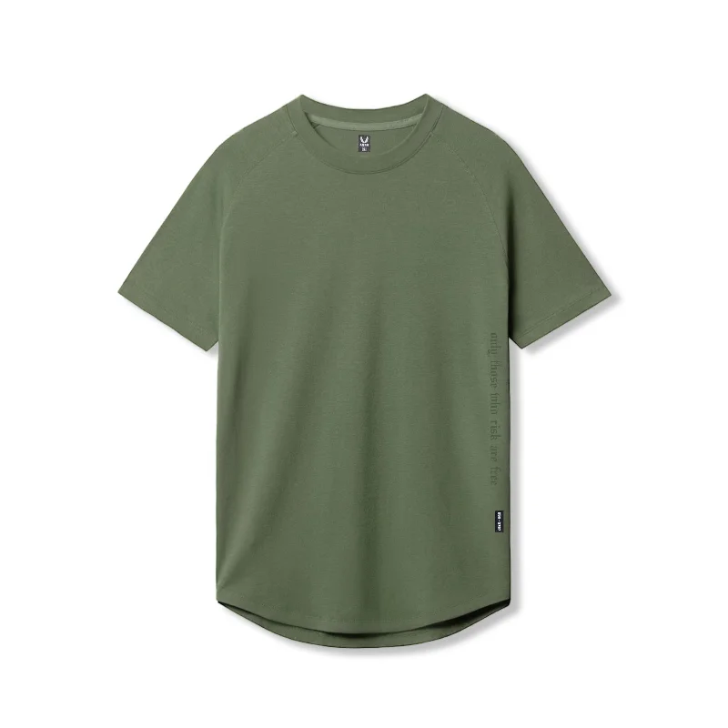 Men's Shirts with Hidden Buttons0767. Supima® Established Tee - Olive