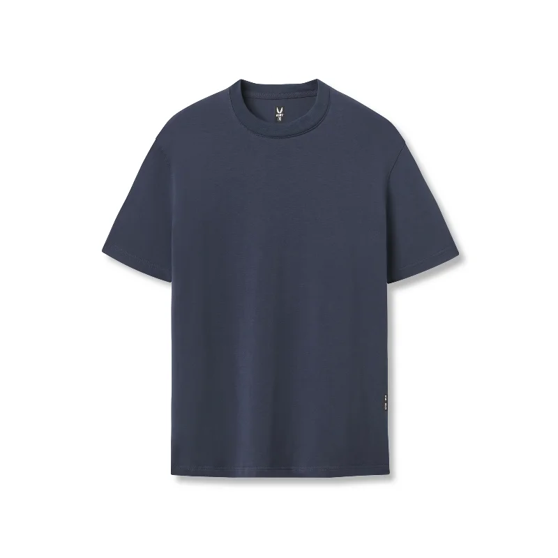 Men's Shirts with Embroidered Designs0923. Supima® Essential Tee - Navy