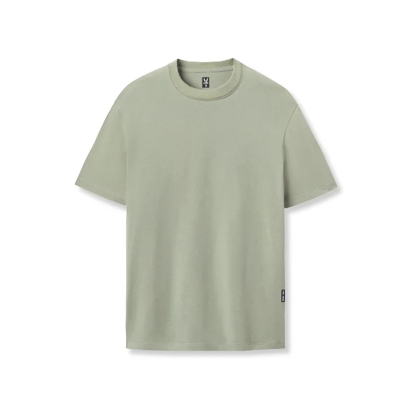 Men's Shirts with Asymmetrical Hemlines0923. Supima® Essential Tee - Sage