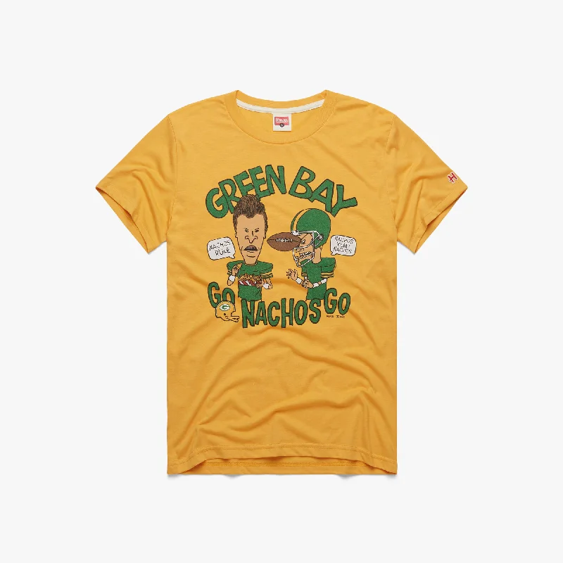 Casual Men's T-ShirtsBeavis And Butt-Head X Green Bay Packers Nachos