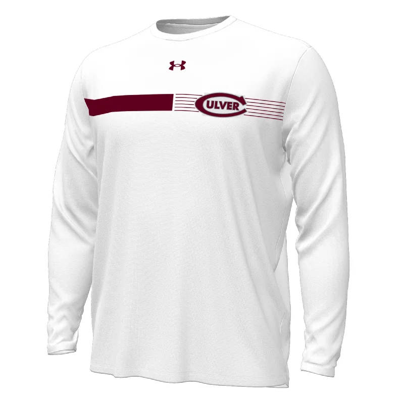 Men's Tailored Shirts for a Professional AppearanceUnder Armour Gameday Tech Armourfuse Long Sleeve Tee - White