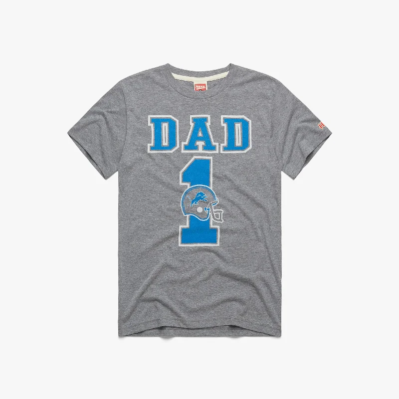 Men's Shirts with Adjustable HemlinesDetroit Lions Dad