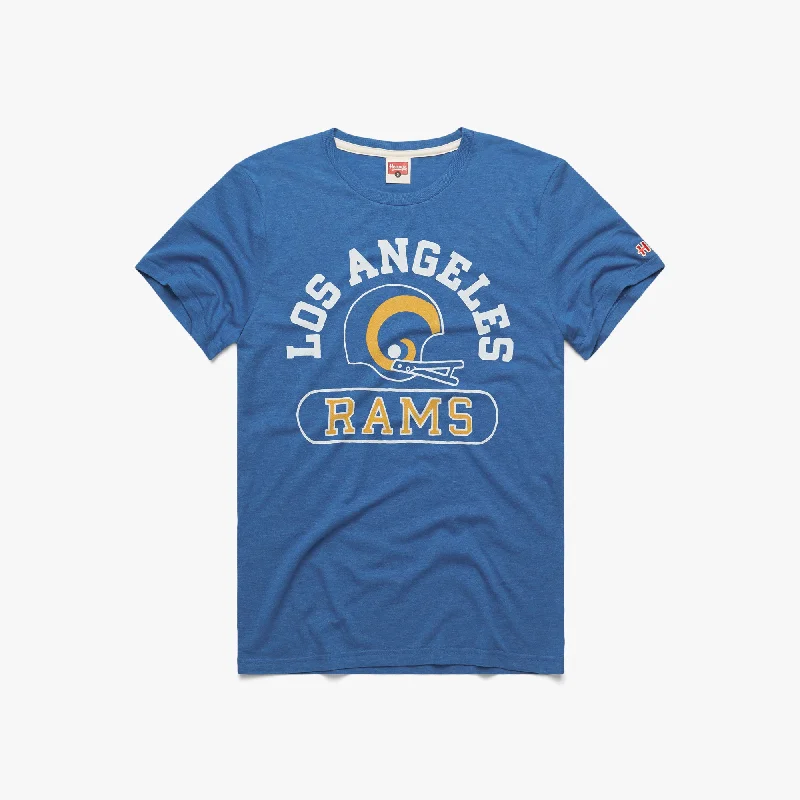 Casual Men's T-ShirtsLos Angeles Rams Throwback Helmet