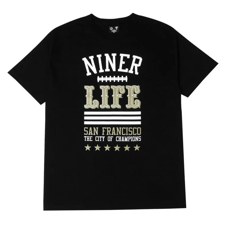 Men's Shirts with Hidden PocketsMens Thrill Of Victory Life T-Shirt Black