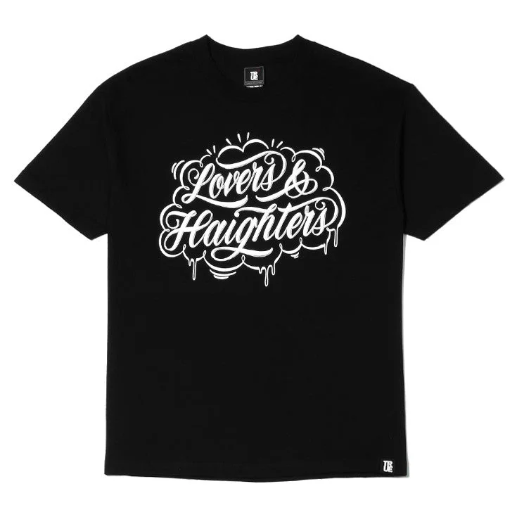 Breathable Men's Mesh TopsMens True Love & Haight T-Shirt Black