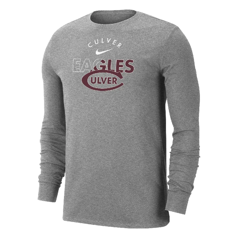 Striped Men's TopsNike Dri-Fit Legend Long Sleeve Tee - Light Grey Heather