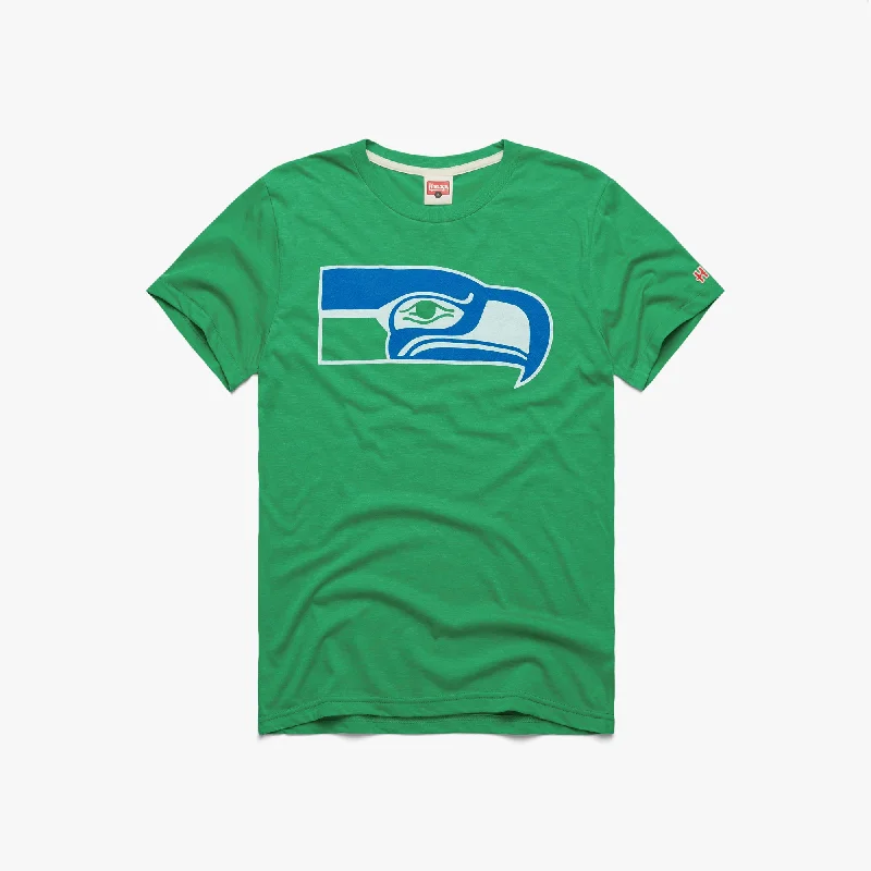 Men's Shirts with Patchwork SleevesSeattle Seahawks '76