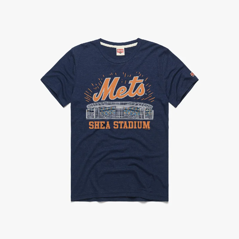 Men's Shirts with Full PlacketsShea Stadium Mets