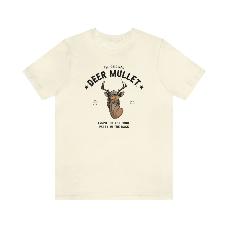 Men's Shirts with Tab CollarsThe Original Deer Mullet Motto Color Premium Tee