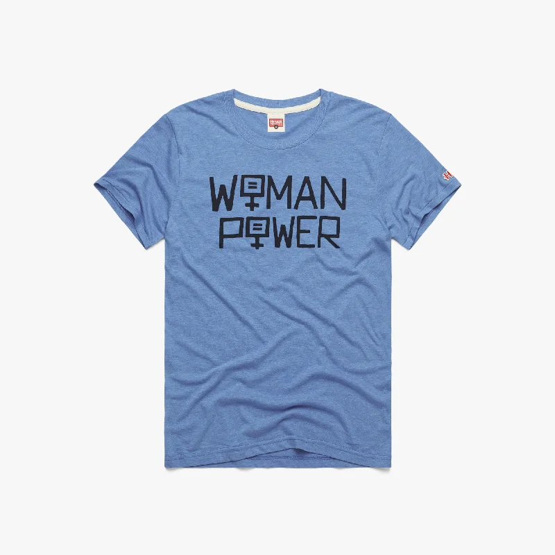 Men's Shirts with Single-Breasted DesignsWoman Power