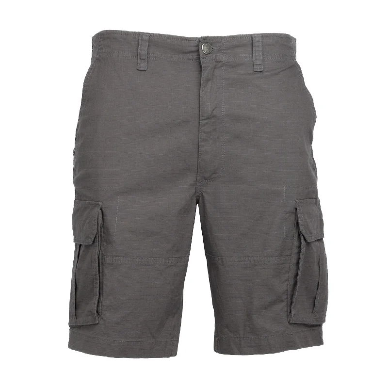 Men's Pants with Button-CuffsWoven Twill Ripstop Short - Mens