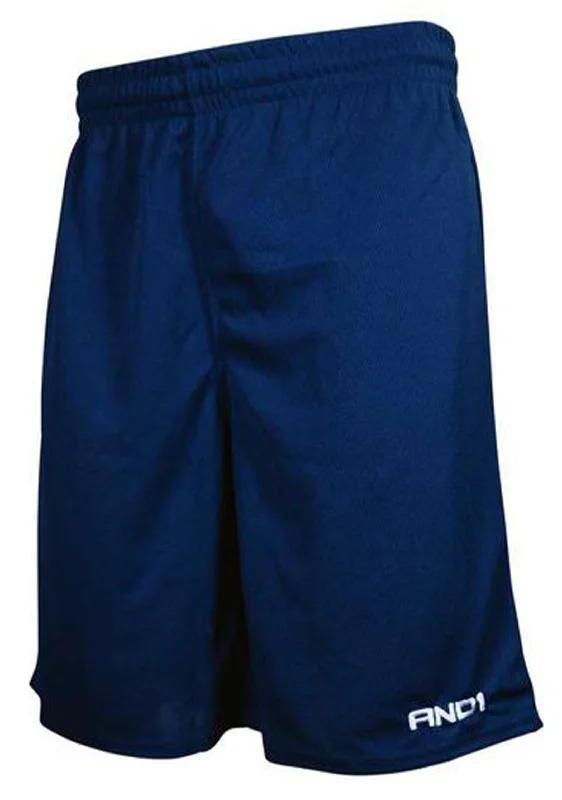 Men's Pants with Button-CuffsAnd1 No Sweat Basketball Shorts Navy (Mens and Juniors) <br> 3056 410 Navy