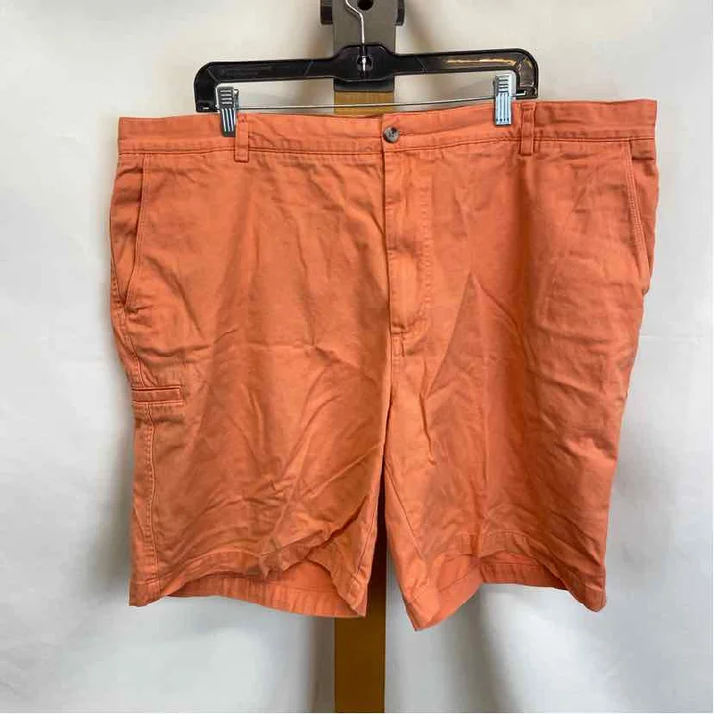 Men's Pants with Welt PocketsBoca Classics Men's Size 44 Orange Solid Shorts