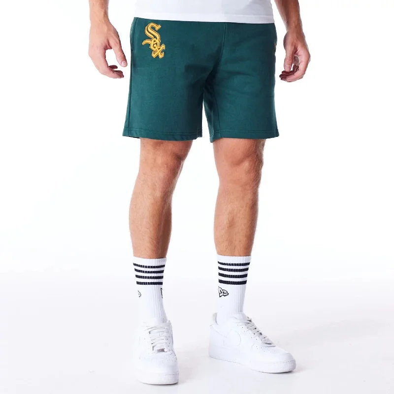 Men's Pants with Graphic PrintsChicago White Sox League Essential Dark Green Shorts