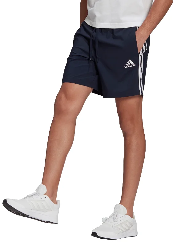 Breathable Men's Athletic ShortsAdidas Mens Aeroready Essentials Chelsea 3-Stripe Shorts Navy <br> GL0023