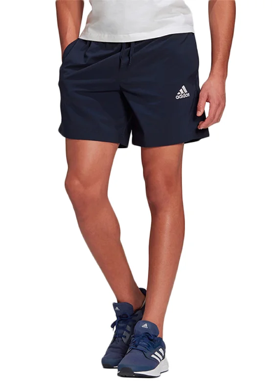 Men's Pants with Stain-Resistant TreatmentAdidas Mens Aeroready Essentials Chelsea Small Logo Shorts Navy <br> GK9603