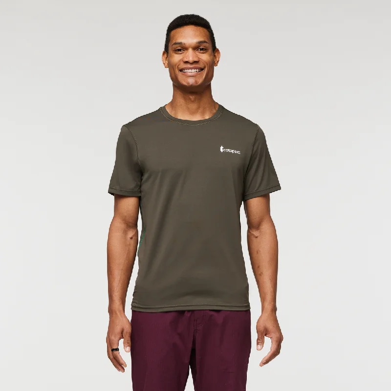 Men's Pants with Contrast Fabric PanelsFino Tech Tee - Men's