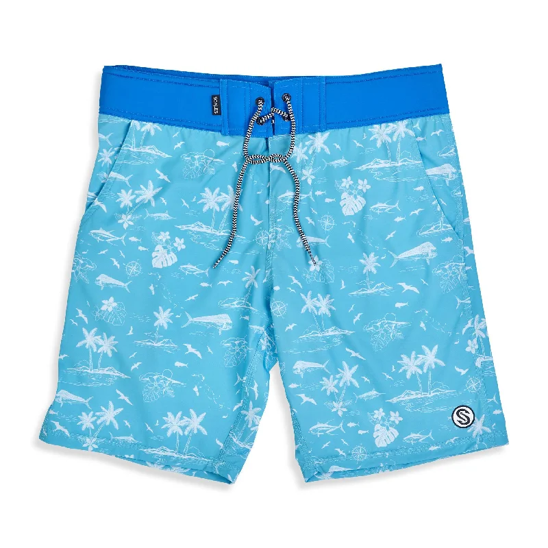 Men's Pants with Turn-Up CuffsNever A Tourist First Mates Boardshorts