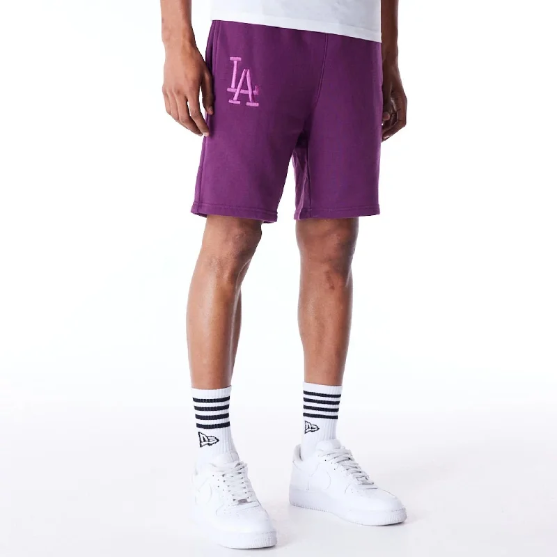 Men's Pants with Flap PocketsLA Dodgers League Essential Dark Purple Shorts