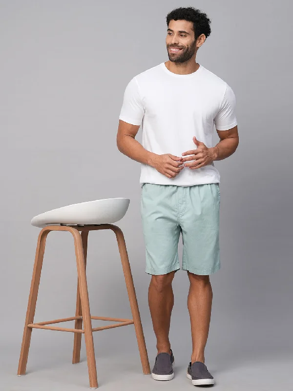 Men's Pants with Stain-Resistant TreatmentMen's Aqua Cotton Regular Fit Shorts