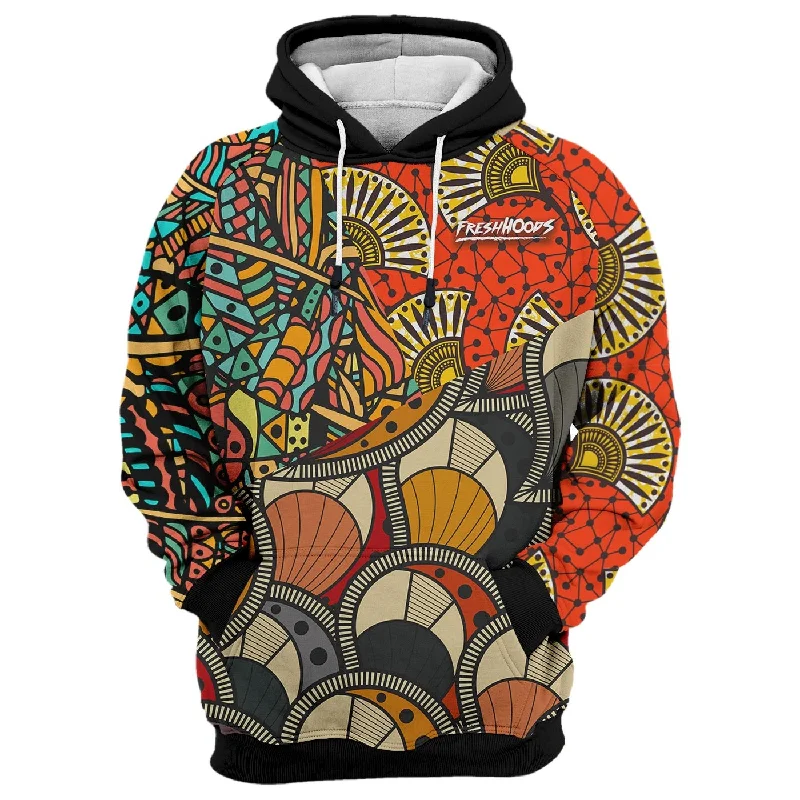 Men's Hoodies for Casual WearAfrican Pattern Hoodie