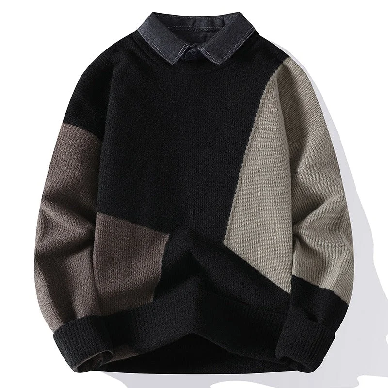 Men's Sweaters with Roll-Neck Designs#AY-H23182#潮品休閒毛衣