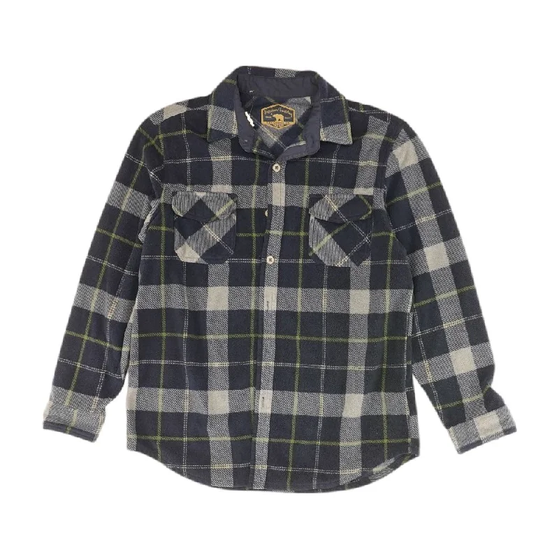 Men's Casual Shirts for Everyday WearBlue Plaid Flannel Button Down