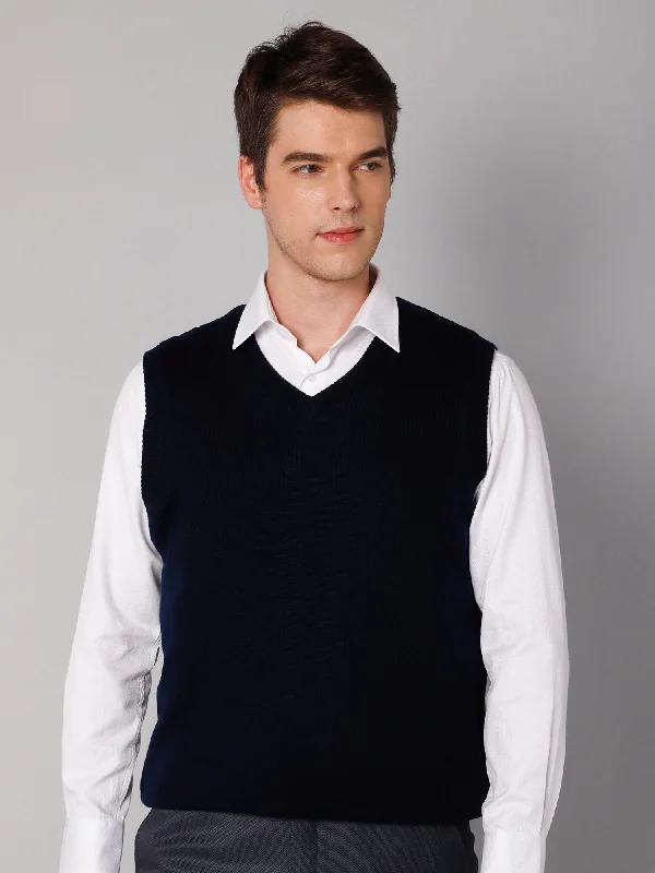 Men's Sweaters with Raglan SleevesMens Blue Melange Sweater