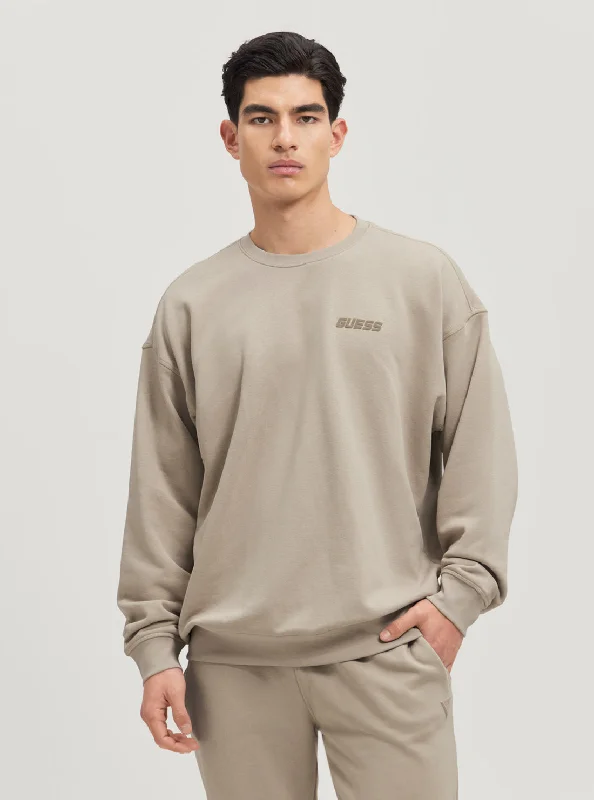 Men's Sweaters with PocketsEco Beige Emis Active Jumper