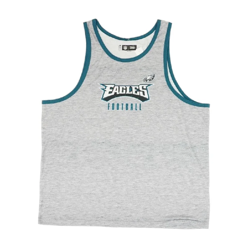 Men's Unique and Designer TopsGray Philadelphia Eagles Solid Tank