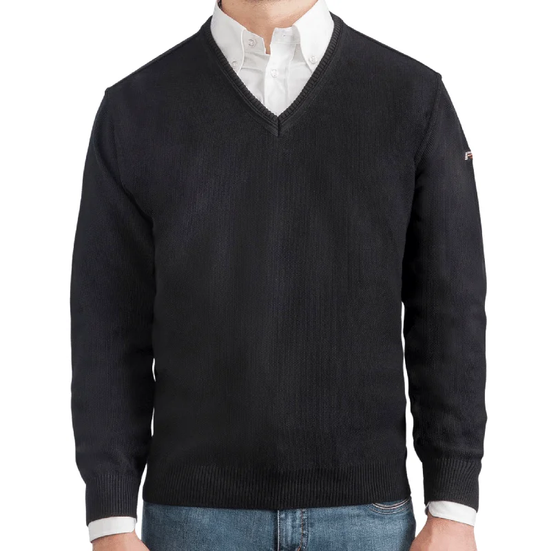 Men's Sweaters with Relaxed FitsGreen Coast Italian Sweater 403 Nero (Black) Col. #9