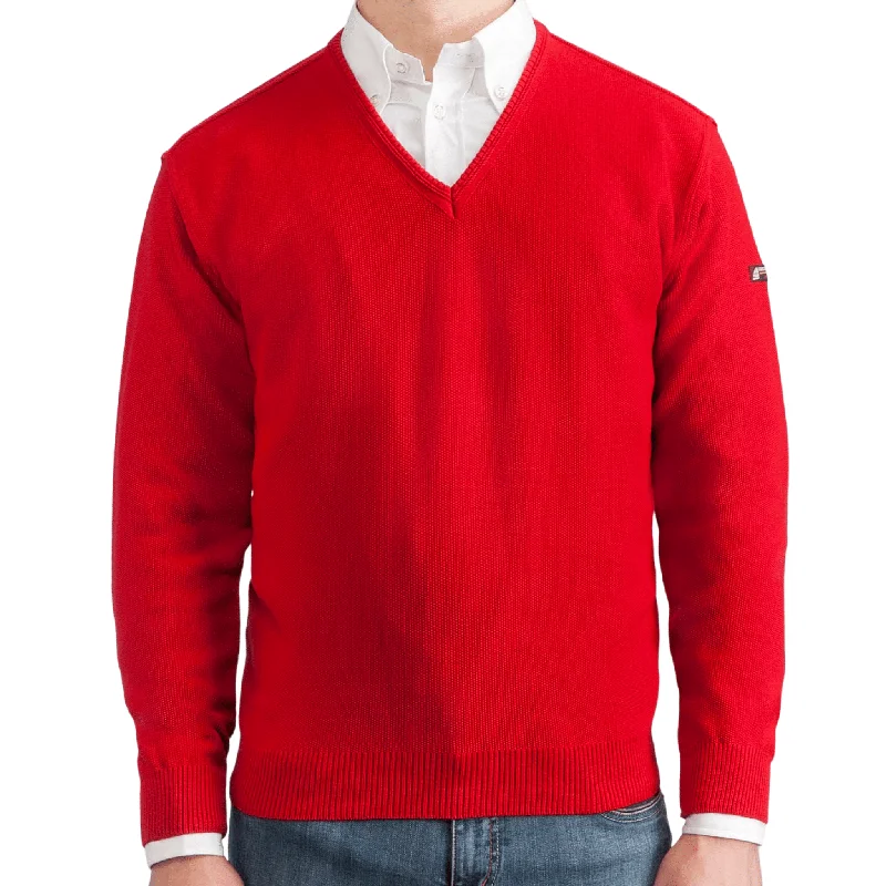 Men's Sweaters with Adjustable HemlinesGreen Coast Italian Sweater 403 Rosso (Red) Col. #5