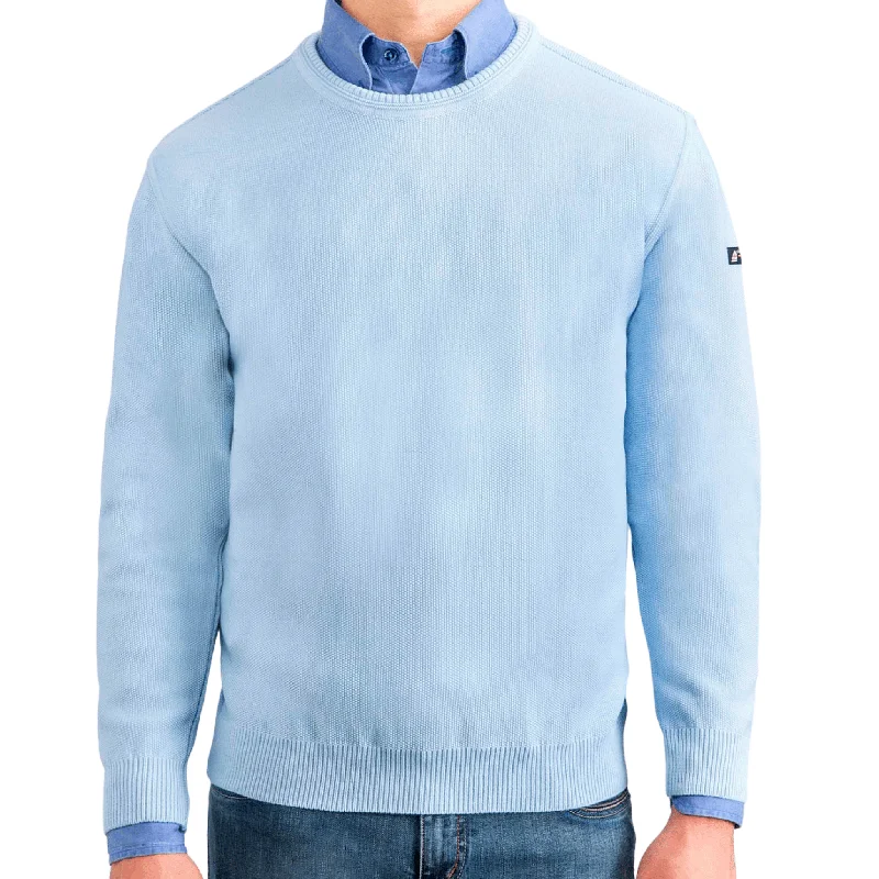 Men's Sweaters with Thumbholes in SleevesGreen Coast Italian Sweater 5401 Celeste (Light Blue) Col. #52