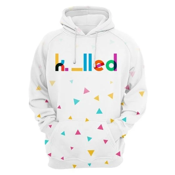 Men's Hoodies with Adjustable Sleeves'Killed' Hoodie