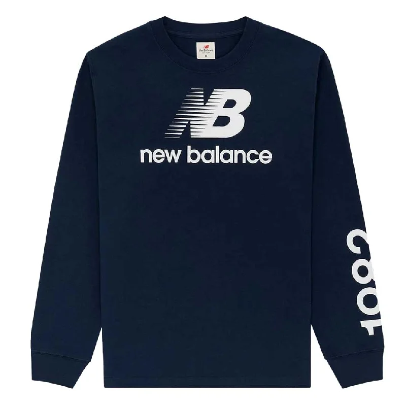 Men's Shirts for CampingNew Balance - Men's MADE In USA Long Sleeve T-Shirt (MT21548 NGO)