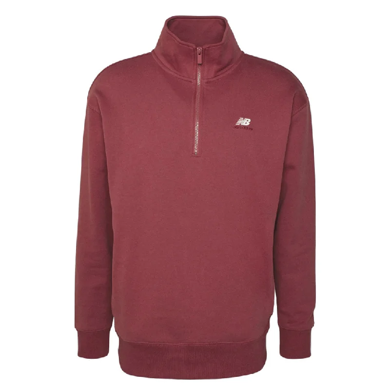 Men's Shirts with TiesNew Balance - Men's Remastered French Terry 1/4 Zip Pullover (MT31501 WAD)