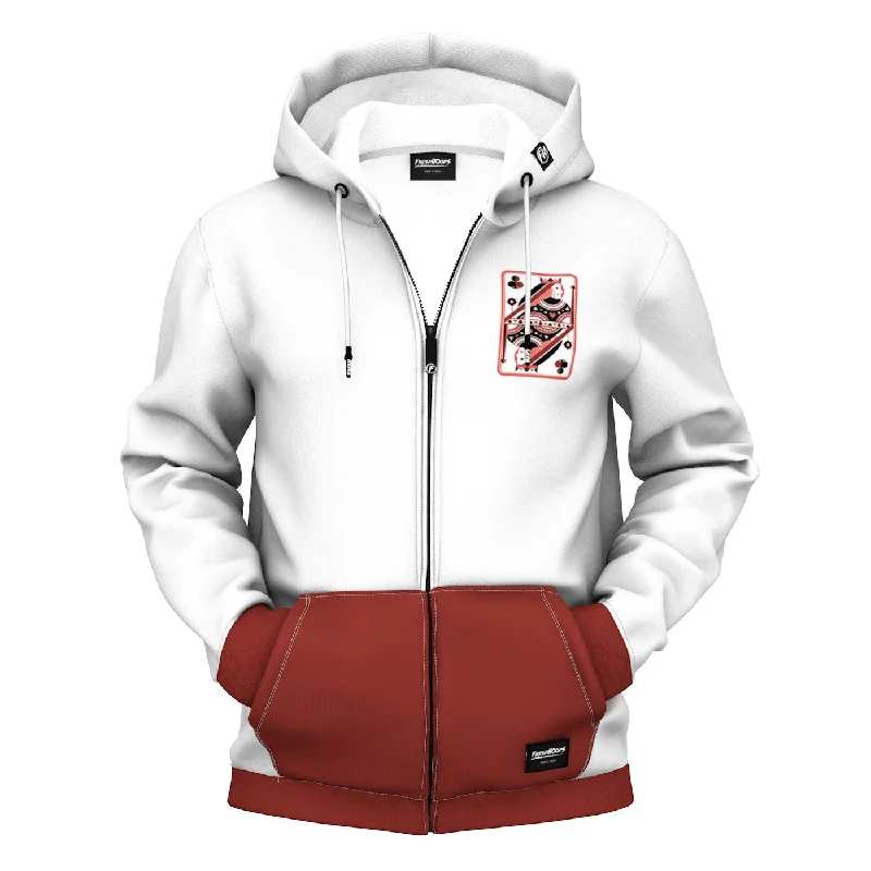 Men's Hoodies for Big and TallQueen Style 1 Zip Up Hoodie