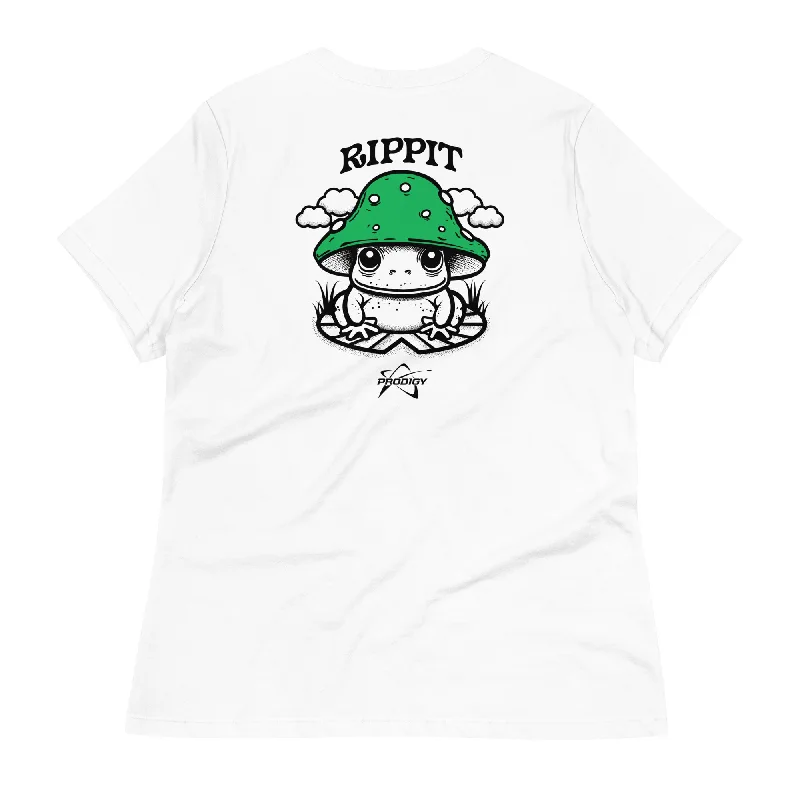 Men's Shirts for HuntingProdigy Women's Relaxed T-Shirt - Rippit (Green) Logo