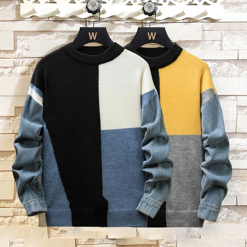 Men's Sweaters for Everyday Wear#SK-P113# 潮品休閒秋冬毛衣