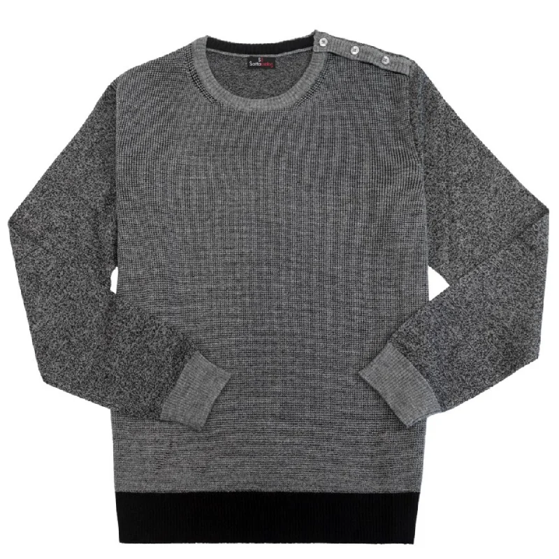 Comfortable Men's Cotton SweatersSotto Sopra Wool Blend Crew Neck Sweater - 533675