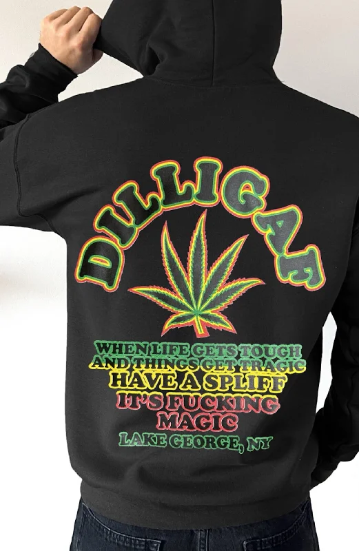 Unique Men's Custom HoodiesSpliff Magic Pullover Hoodie