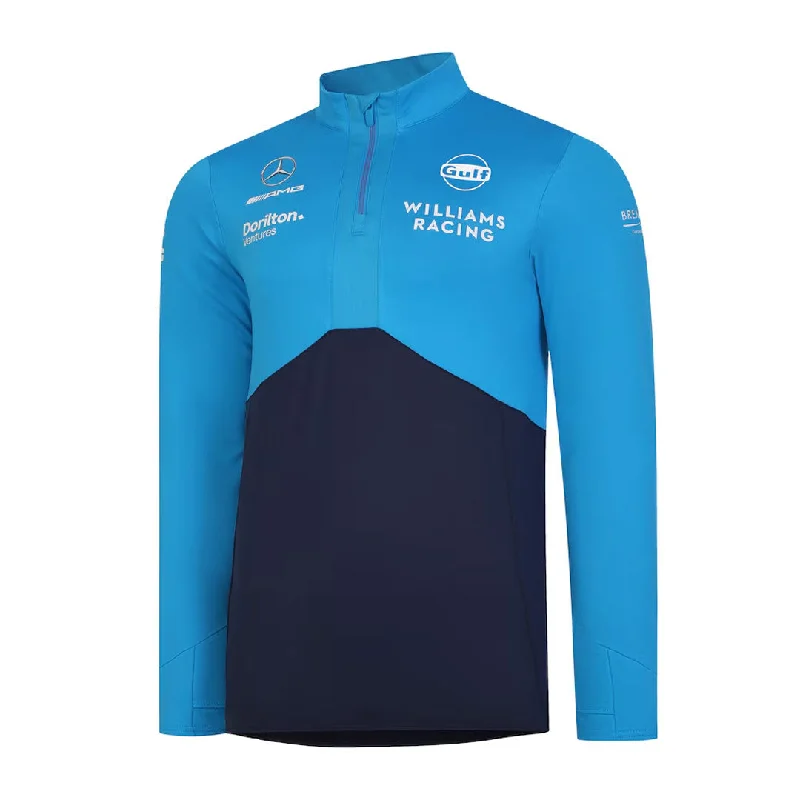 Men's Shirts with Appliquéd SleevesUmbro - Men's Williams Racing 2023 Team Mid Layer Top (HUUM199192U LE5)