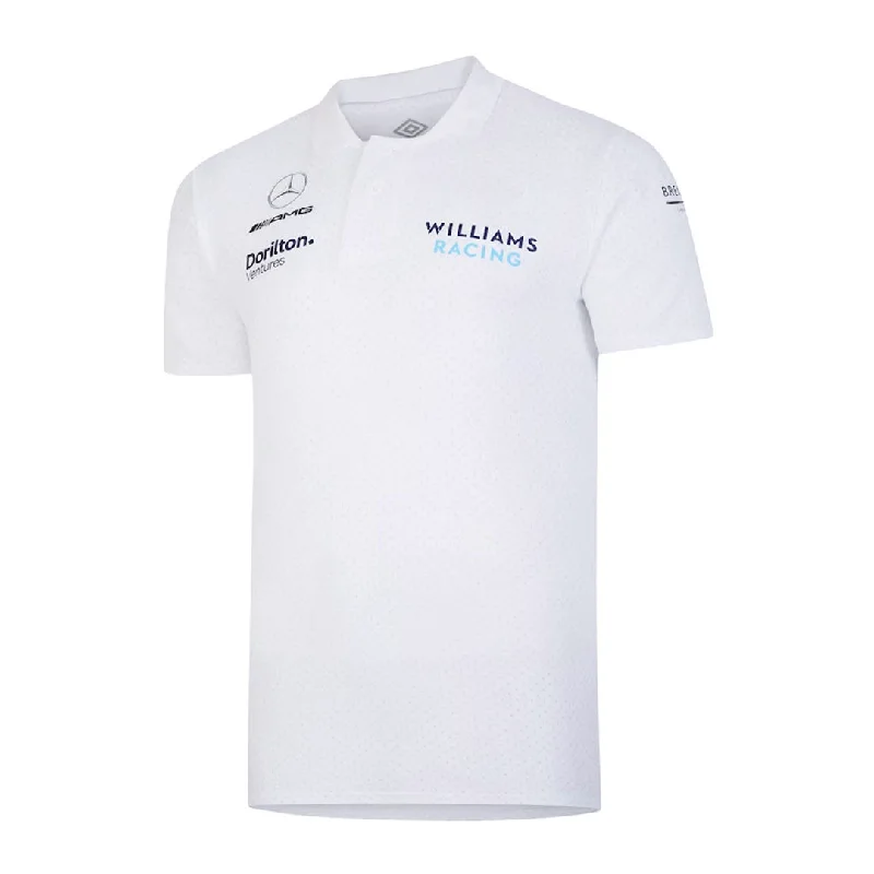 Comfortable Men's Polo ShirtsUmbro - Men's Williams Racing CVC Media Polo (HUUM199200U 13V)