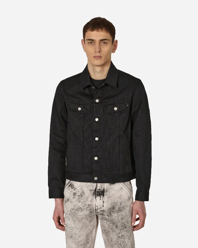 Men's Coats with Flannel LiningThe Dark Side Of The Moon Jacket Black